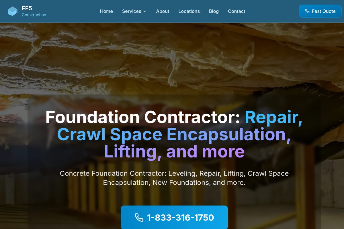 FF5 Construction website